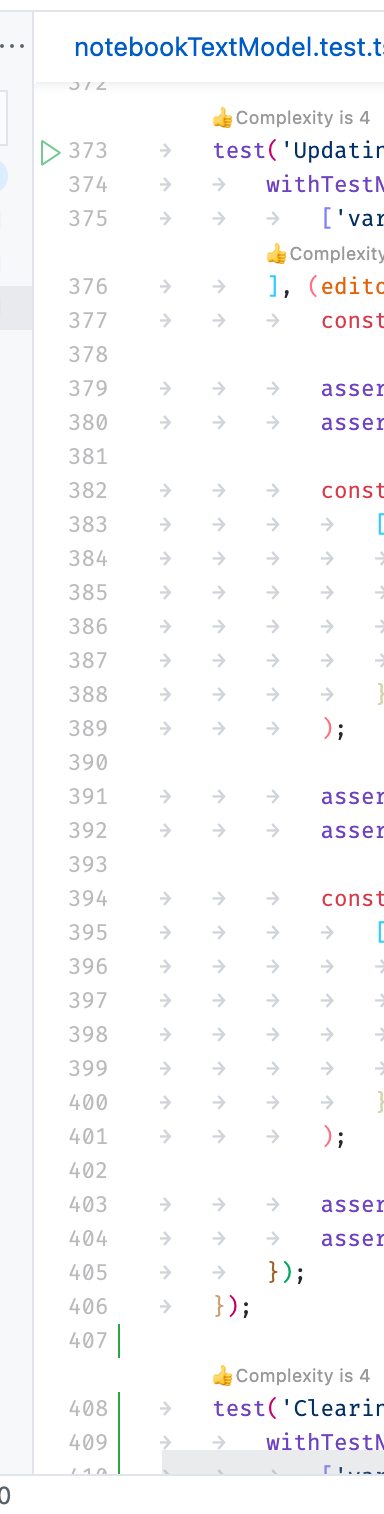 Newly written test don't get in editor decorations · Issue #119759 ...