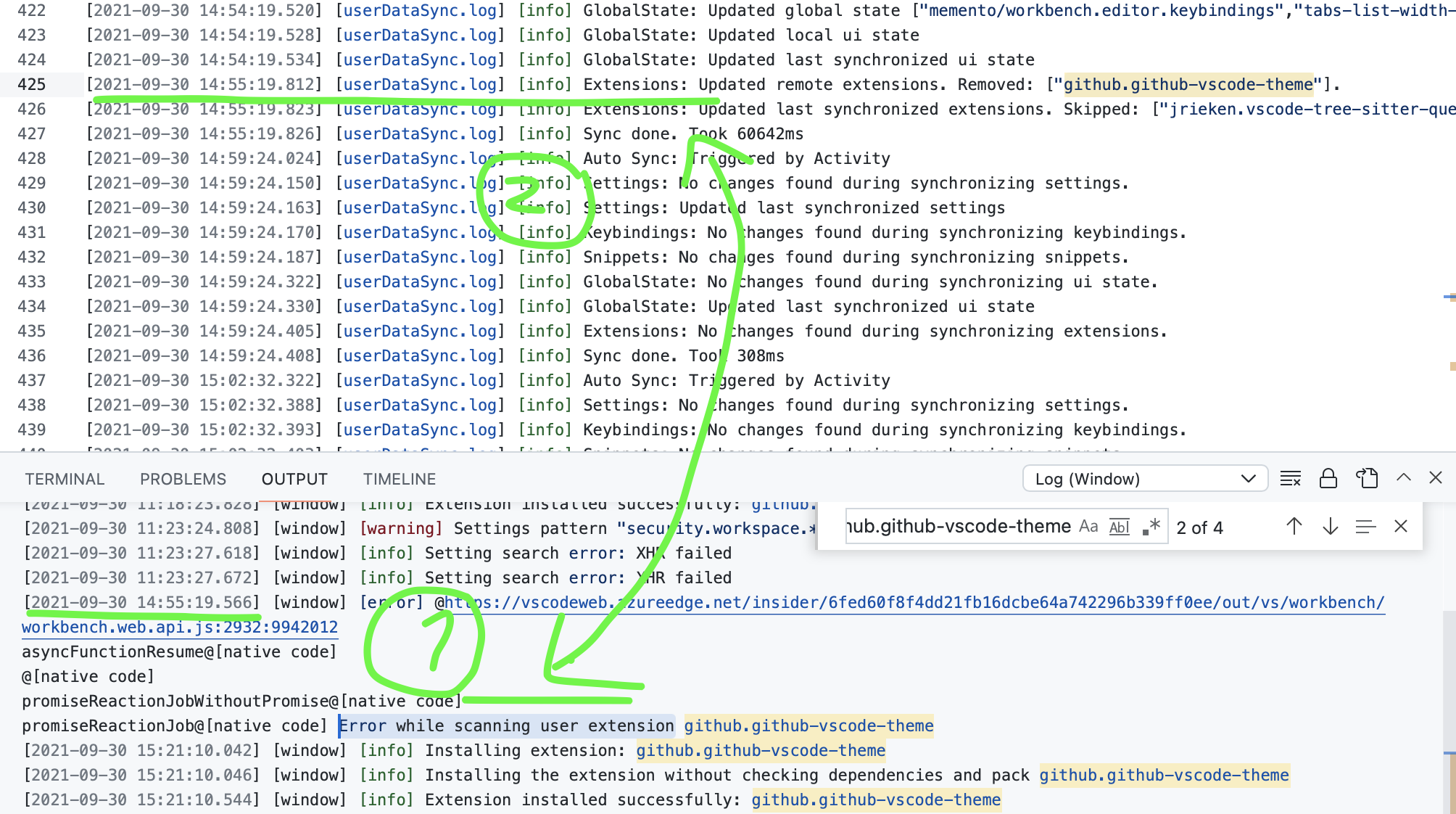 Settings Sync should not remove an installed extension if the extension ...
