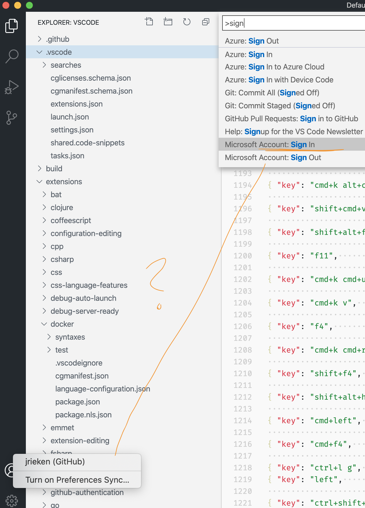 Cannot log-in from account menu · Issue #96346 · microsoft/vscode · GitHub
