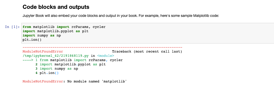 Dependency Is Missing For Mybinder Issue 2 Readthedocs examples 