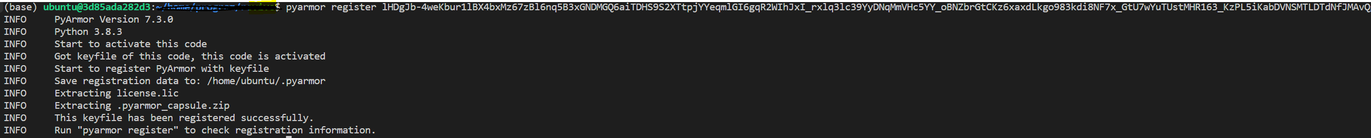 使用注册码注册之后，加密命令运行失败 · Issue #868 · dashingsoft/pyarmor · GitHub