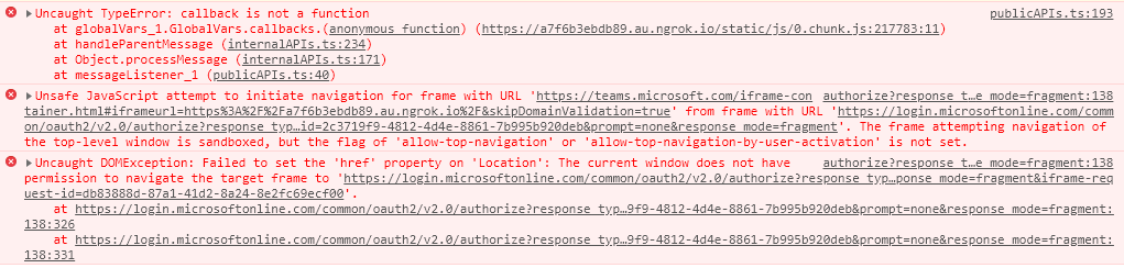 Teams Provider - TypeError: callback is not a function · Issue #738 ...
