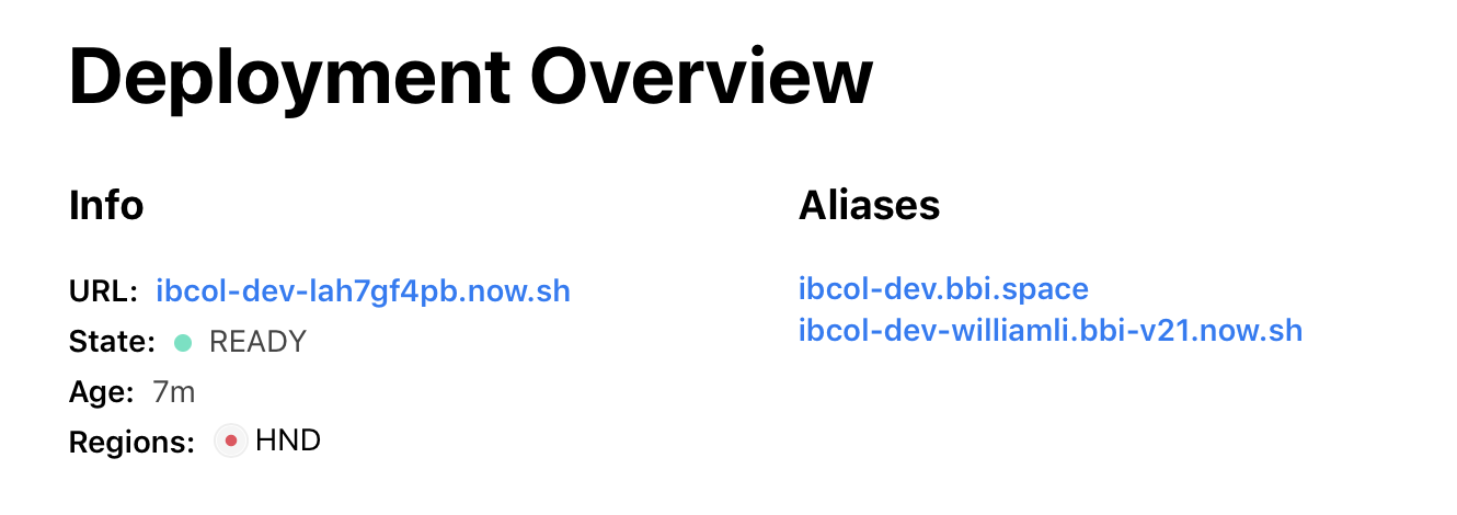 [now-cli] now inspect should show deployment region · Issue #1999 ...
