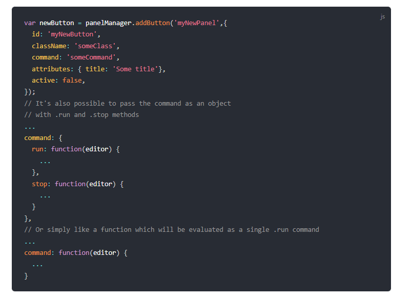 what is the name of this button/manager on grapes? · GrapesJS grapesjs