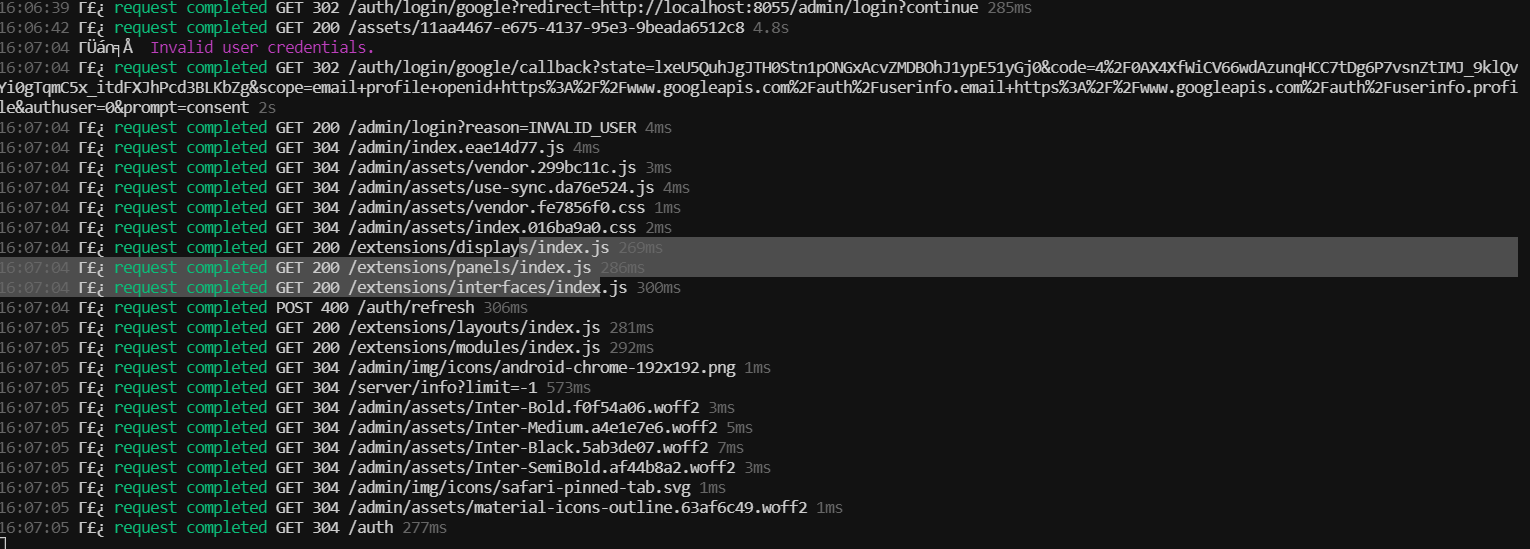 After configuring SSO, the login page is not displayed. · directus ...