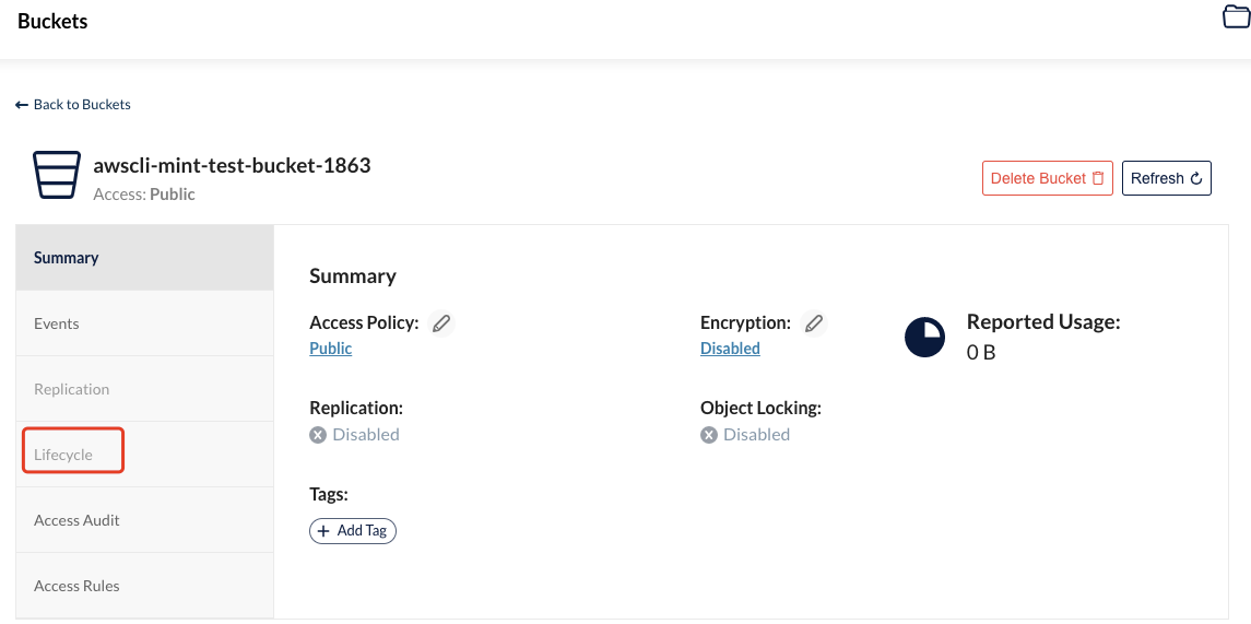 Lifecycle Rules creation in Conosle differ from mc ilm · Issue 1603