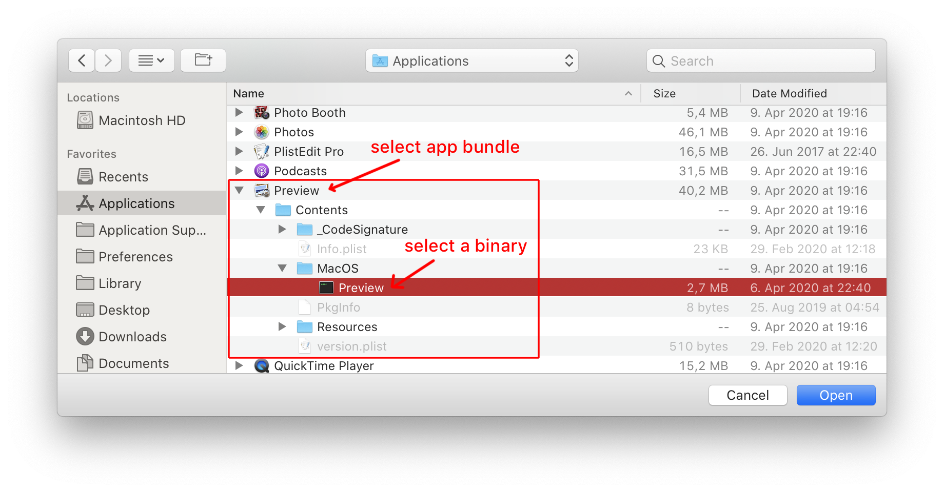 Use CFBundleExecutable for macOS app bundle by default · Issue #2204 ...