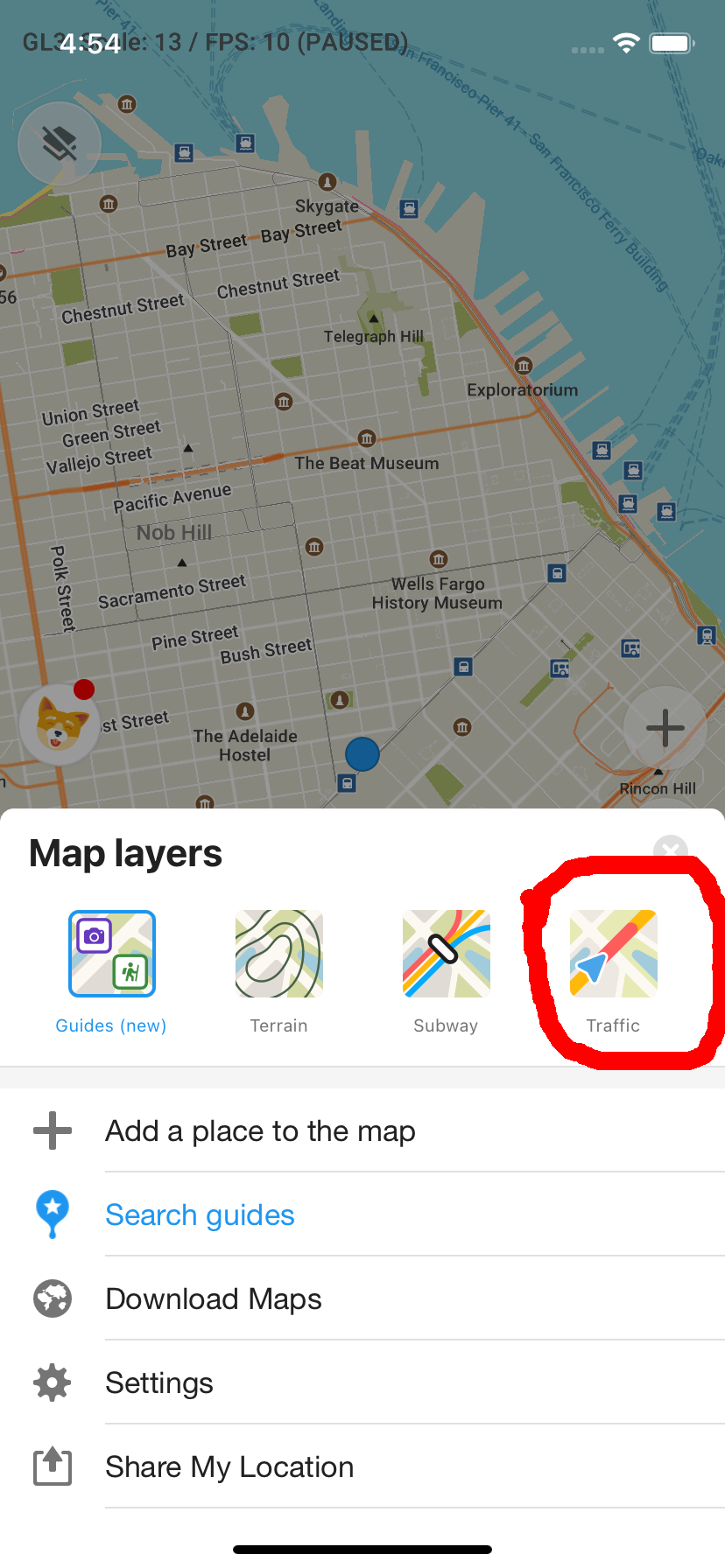 iOS: disable/hide the traffic layer · Issue #69 · organicmaps ...