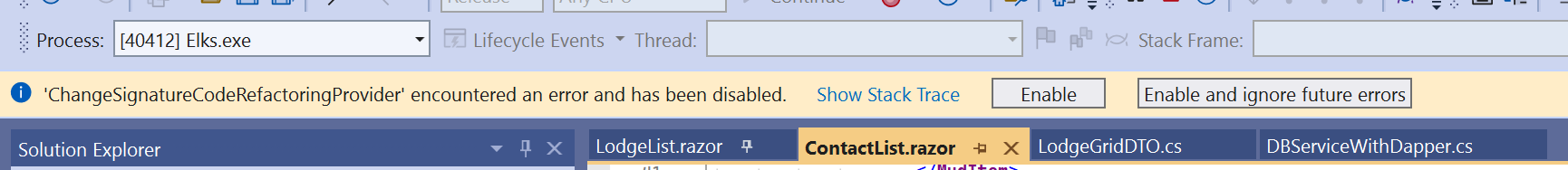 ChangeSignatureCodeRefactoring encountered an Error · Issue #66086 ...