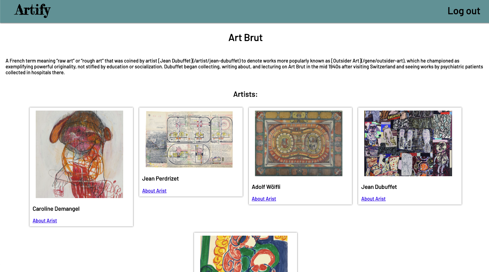 GitHub - ParkerBacall/Artify-Frontend: Platform for artists to explore ...