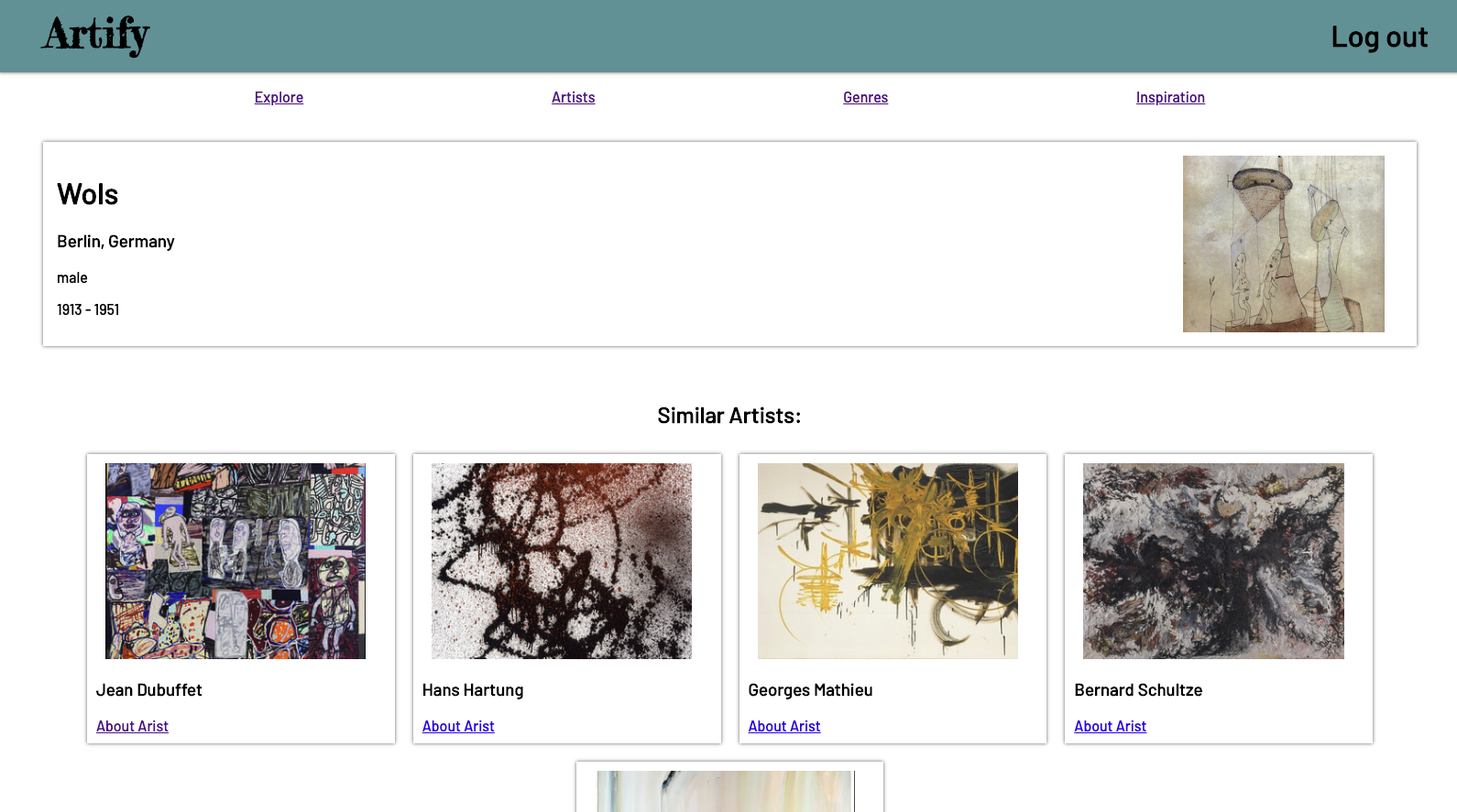 GitHub - ParkerBacall/Artify-Frontend: Platform for artists to explore ...