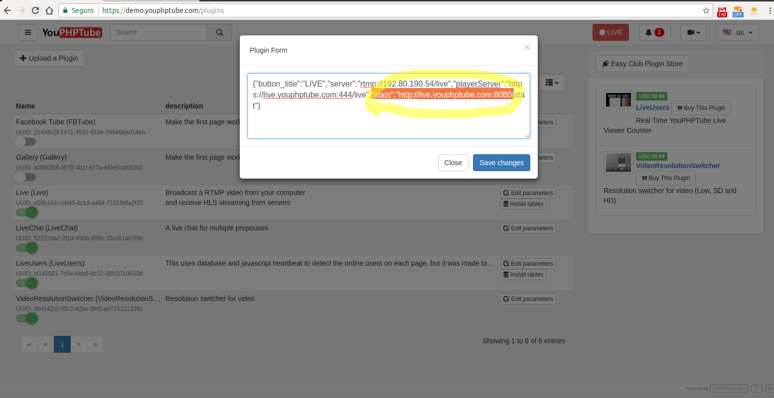 error with live · Issue #184 · WWBN/AVideo · GitHub
