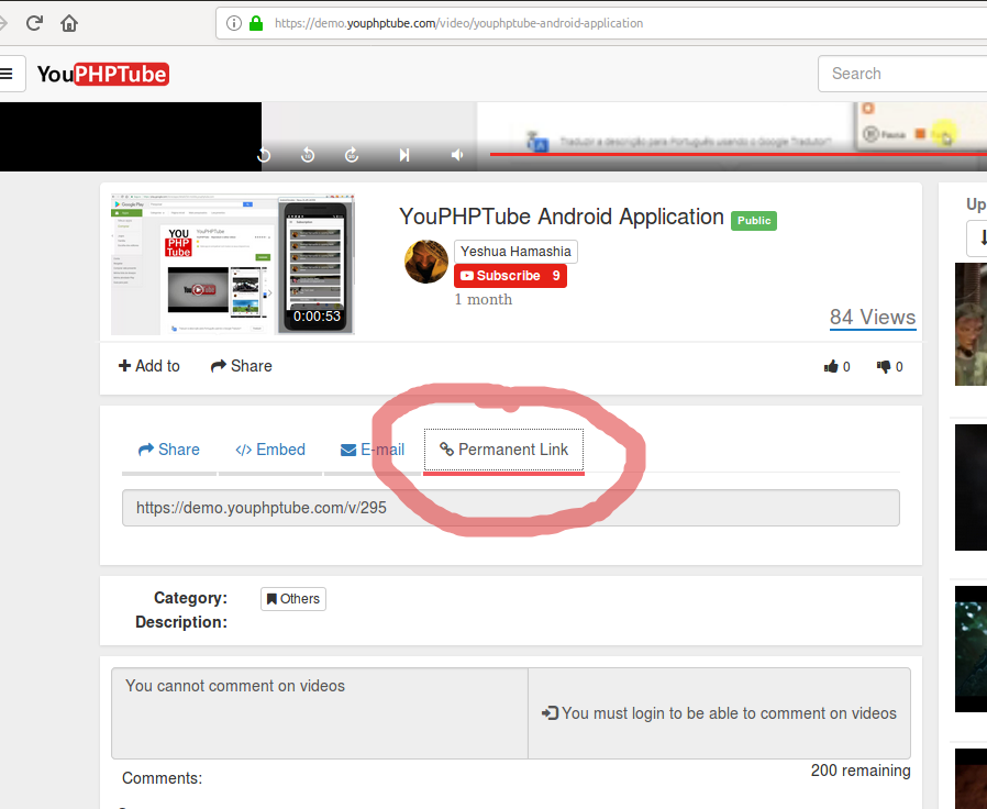 Video Persistent Url Permalink of video URL. · Issue #392 · WWBN/AVideo · GitHub
