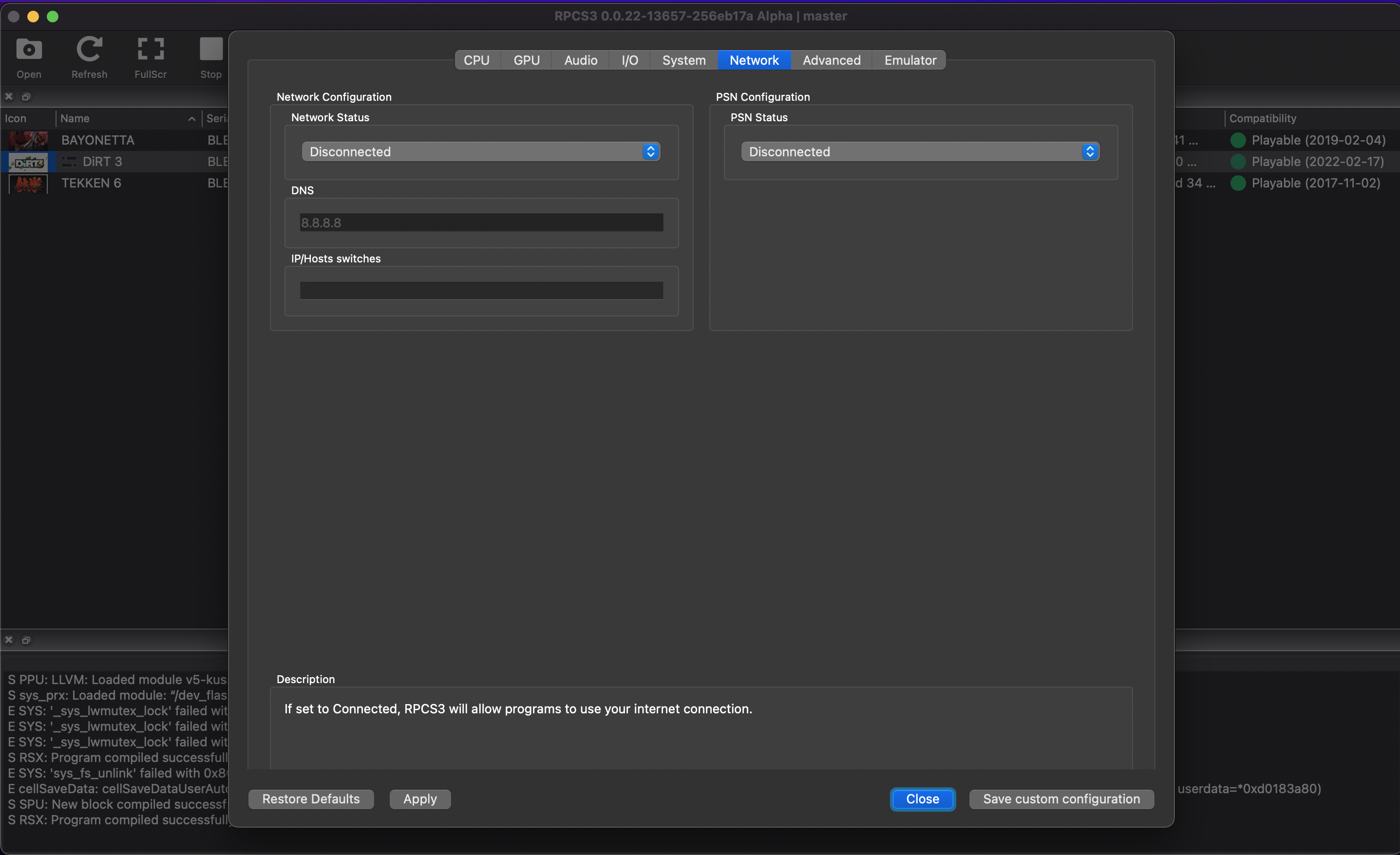 Dirt 3 freezes midgame · Issue #12210 · RPCS3/rpcs3 · GitHub