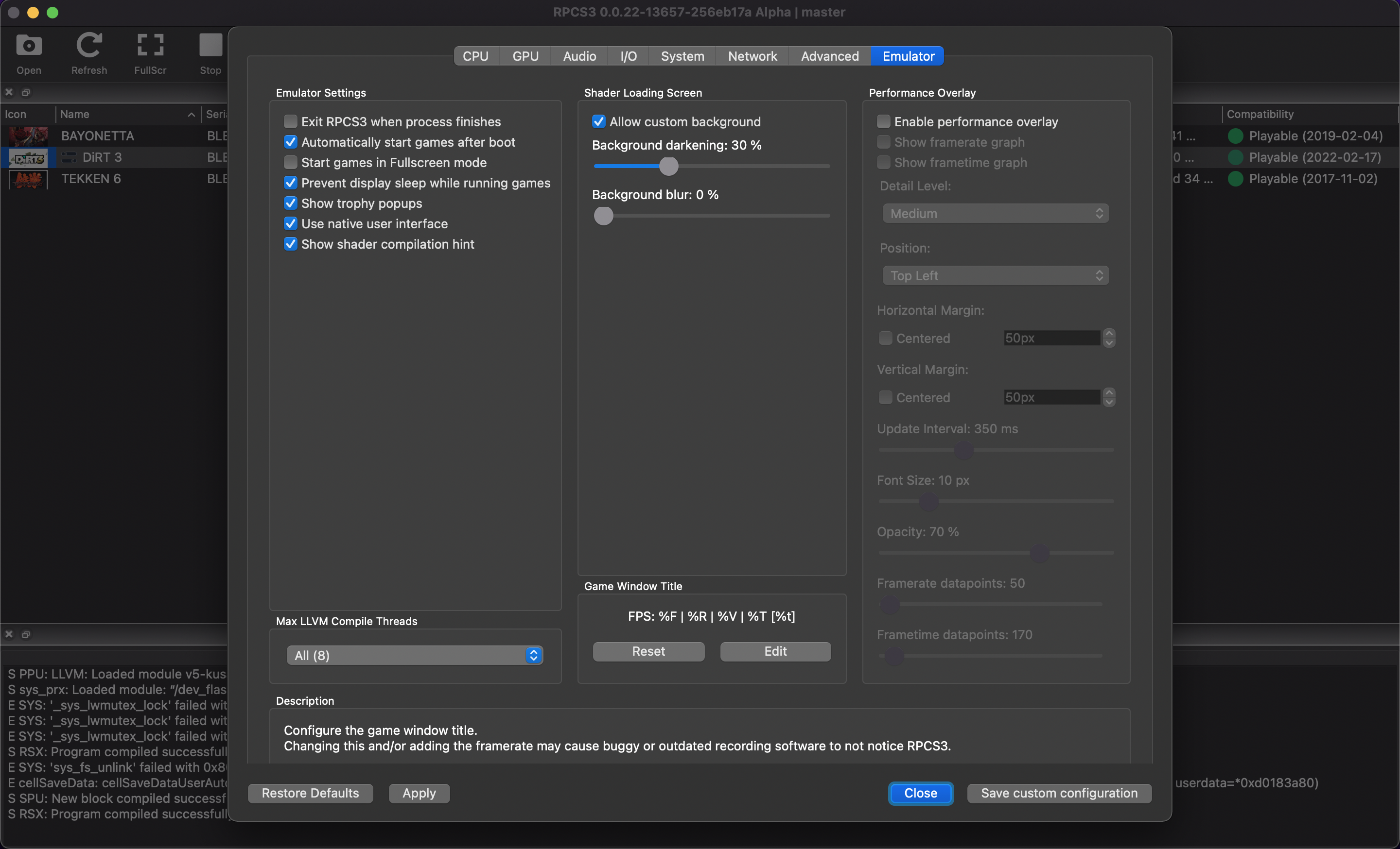 Dirt 3 freezes midgame · Issue #12210 · RPCS3/rpcs3 · GitHub