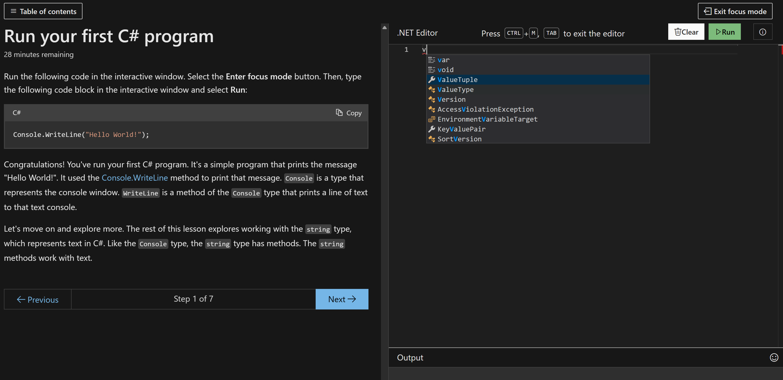 Highlighted suggestions in the Interactive editor are not ...
