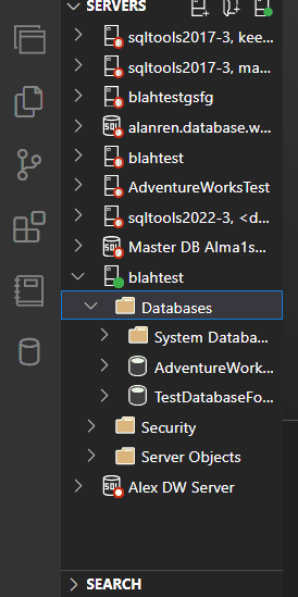 RefreshServerExplorer