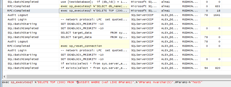 Deleting row in when using editdata causes entire table to be null ...