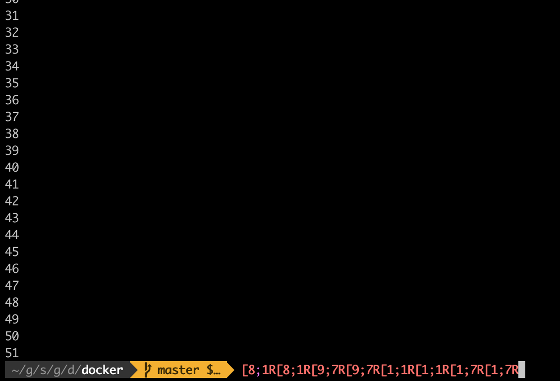 Control Characters Printed To Shell Prompt With docker Logs Command Issue 30137 Moby moby 
