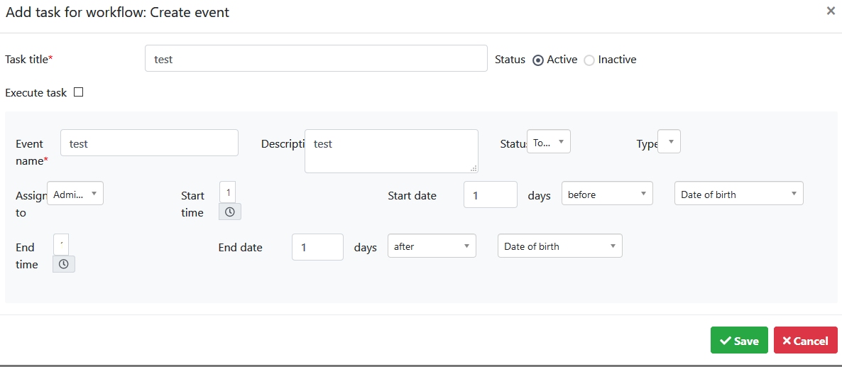 [Developer 4.3.454] Workflow Task - Create Event [bug?] · Issue #7359 ...