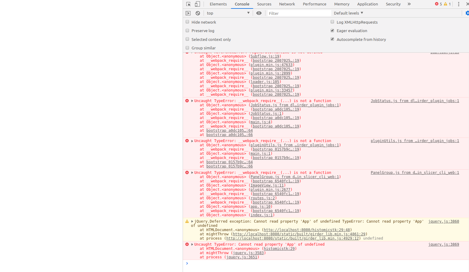 Frontend errors after a successful deployment · Issue #654 ...