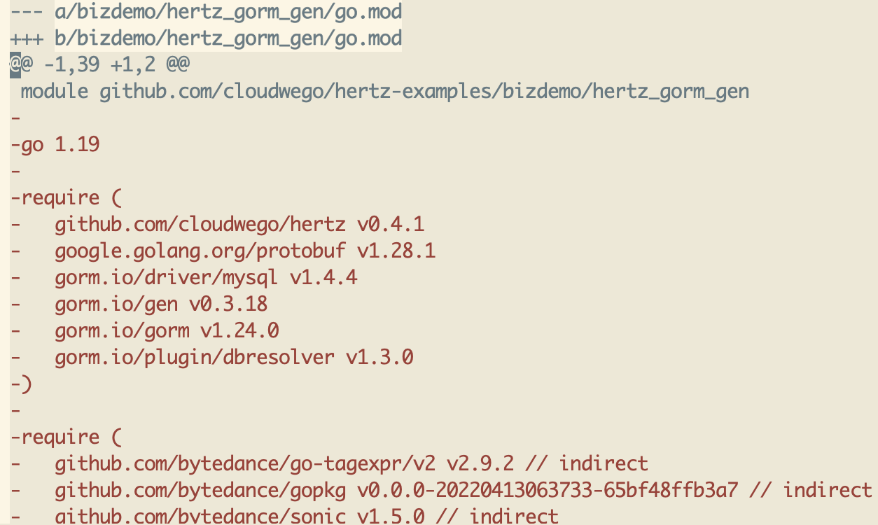 hz 命令接口的讨论 · Issue #529 · cloudwego/hertz · GitHub