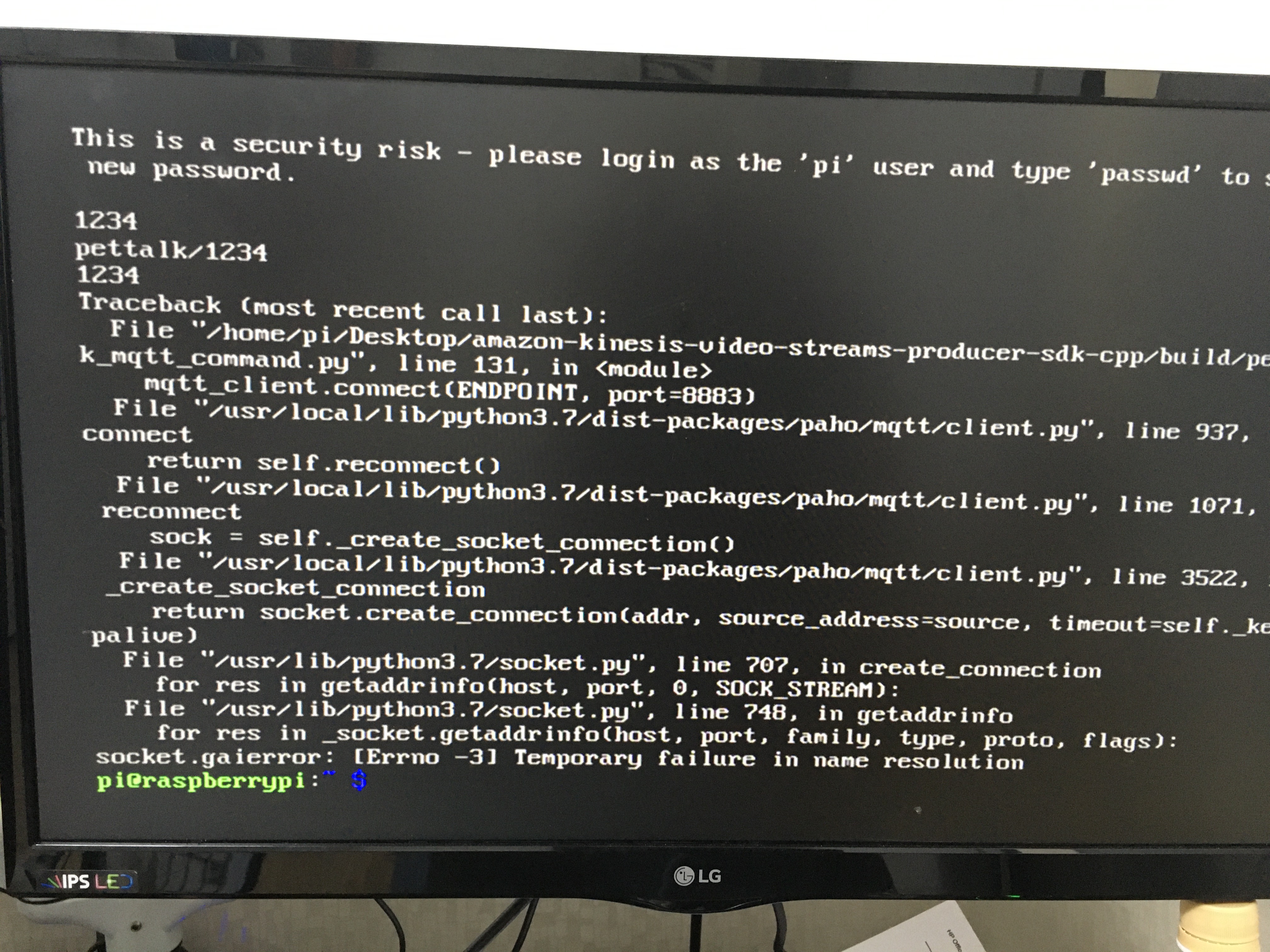raspberry pi auto start error how to solve it? · Issue #593 · awslabs ...