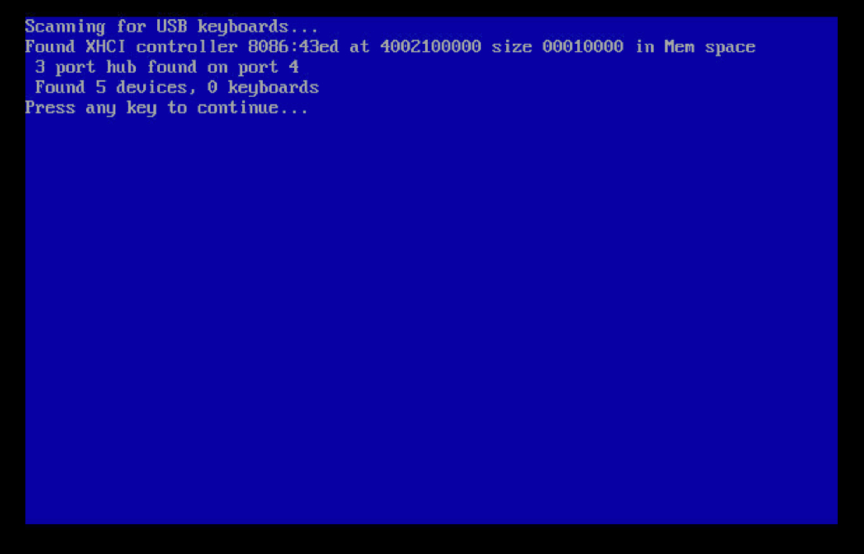 USB keyboard not working · Issue 183 · memtest86plus/memtest86plus