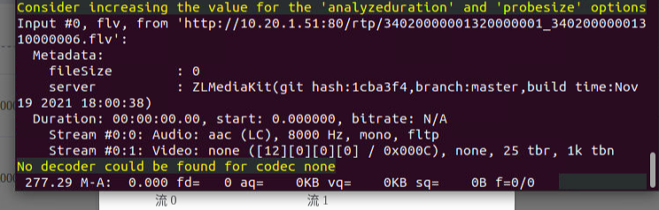 No Decoding Resource No decoder colud be found for codec none · Issue #361 · 648540858/wvp ...