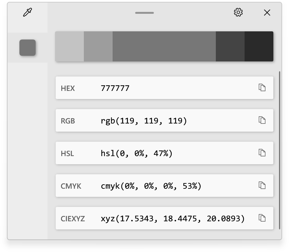 [ColorPicker] CIEXYZ values should be labeled in upper case "XYZ ...