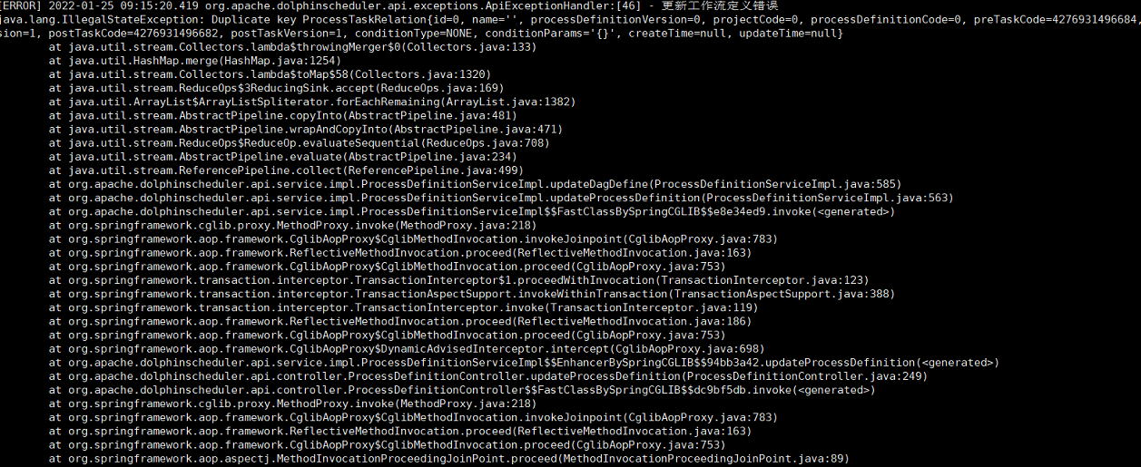 [Bug] [API] Save the workflow error · Issue #8173 · apache ...