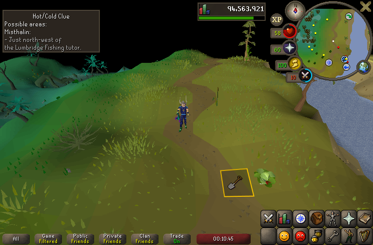 Hot/Cold NW of Lumbridge Fishing Tutor clue not working · Issue 5464