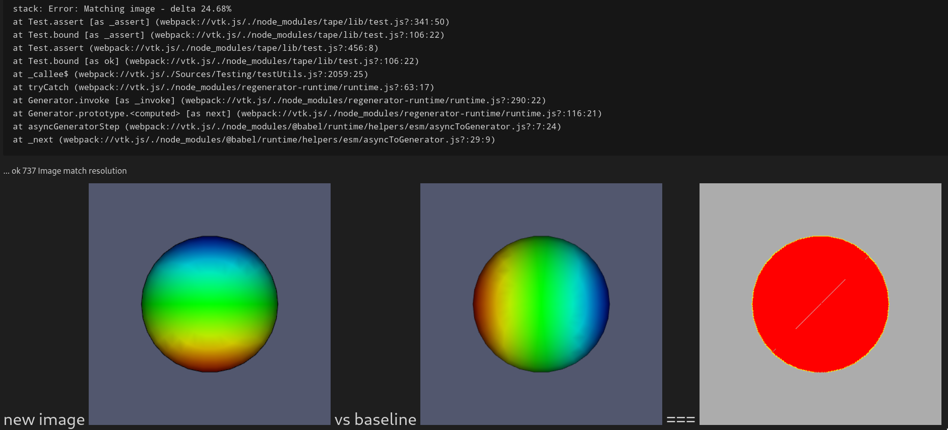 VectorComponent test fails · Issue #2100 · Kitware/vtk-js · GitHub