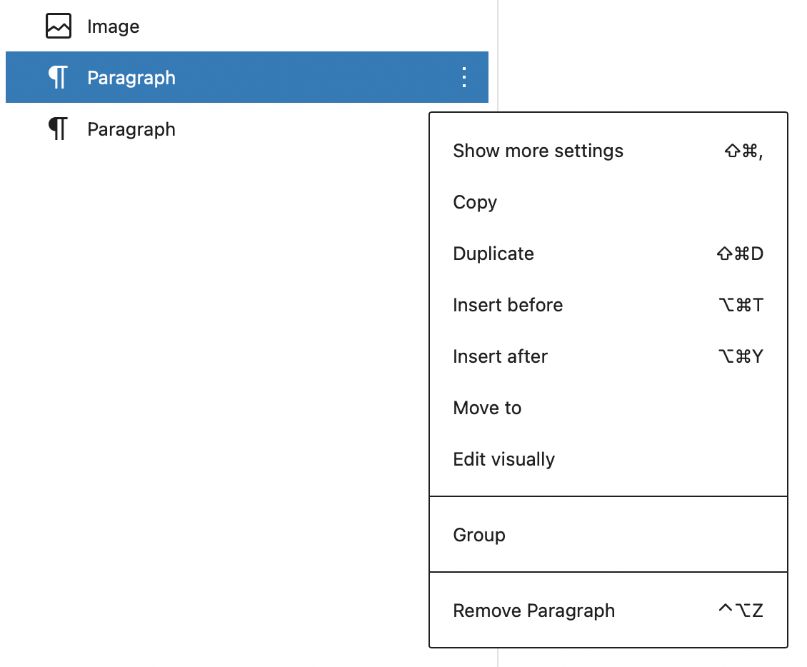 Remove extraneous controls from List view block options · Issue #39069 ...