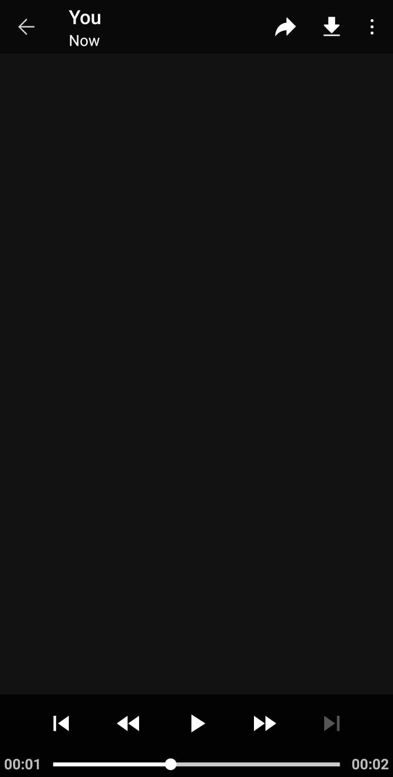 Video received from an iOS contact plays as a black screen with audio