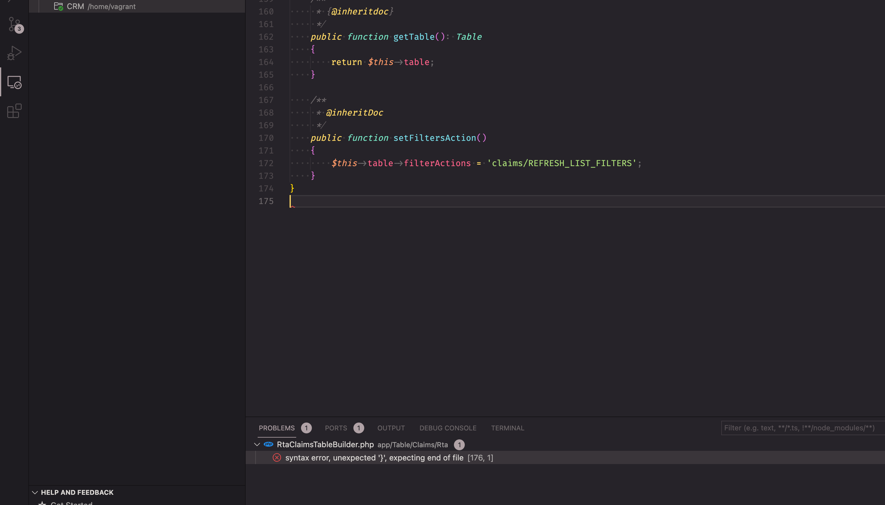Remote SSH Connection: editing php files give me non-existing syntax ...