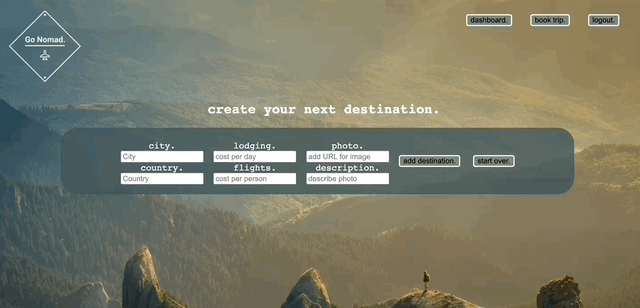 GitHub - forsethnico/travel-tracker: Mod 2 Final Solo Project