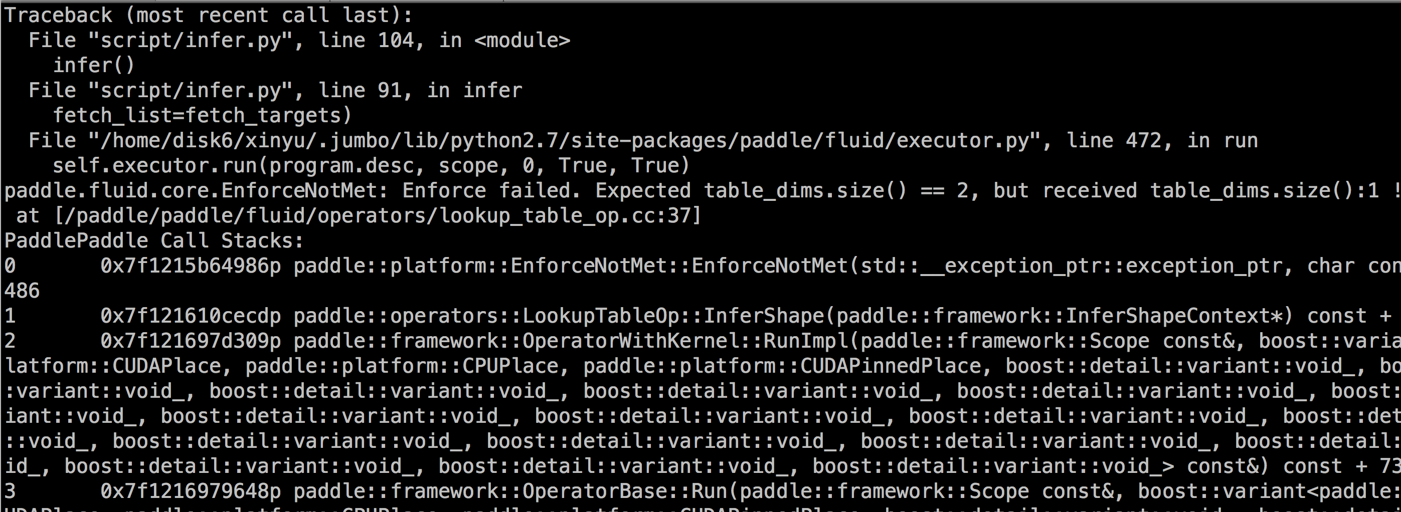 本地预测报错 · Issue #17714 · PaddlePaddle/Paddle · GitHub