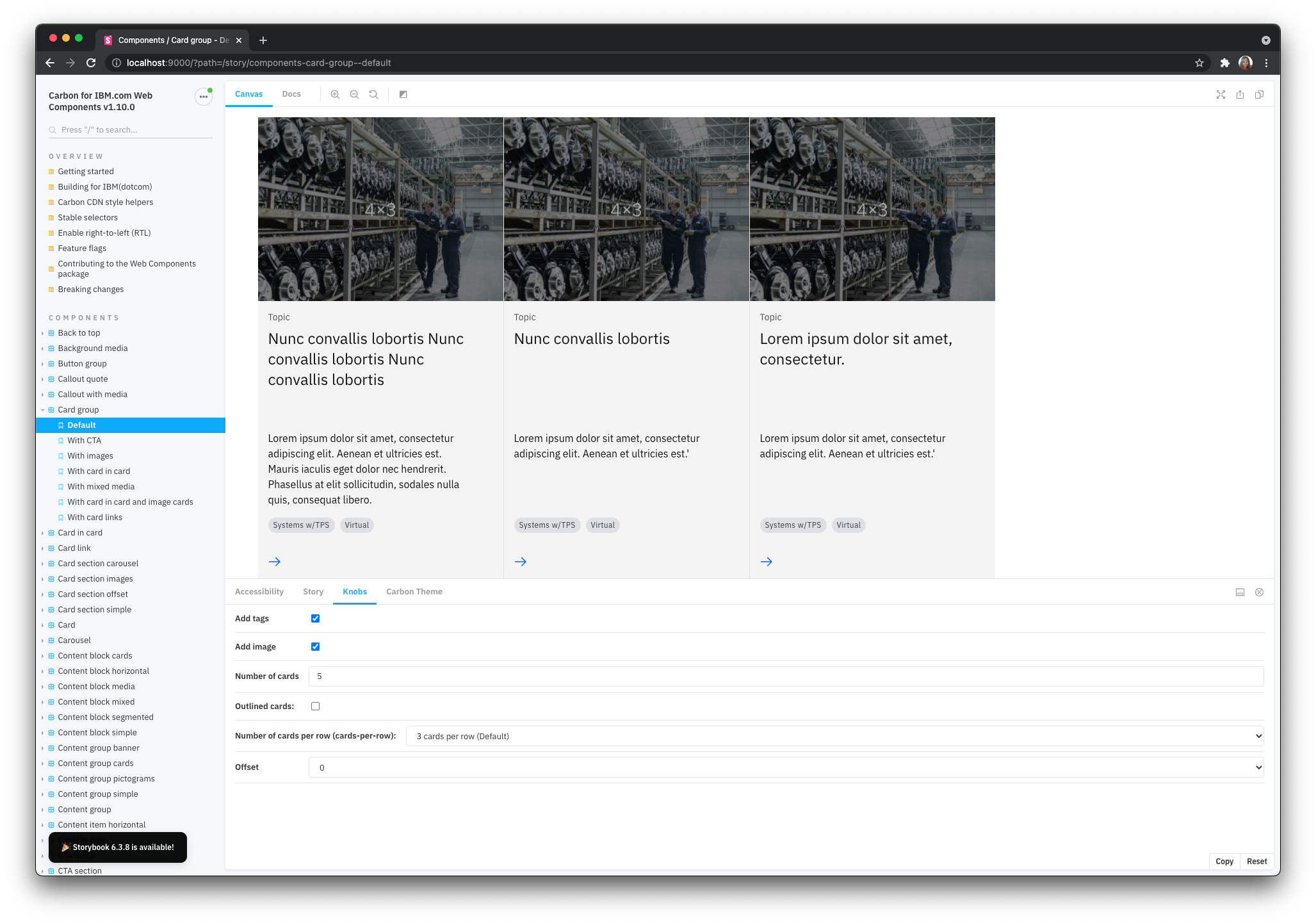 [Card]  Component Add Tags to the bottom of the card component