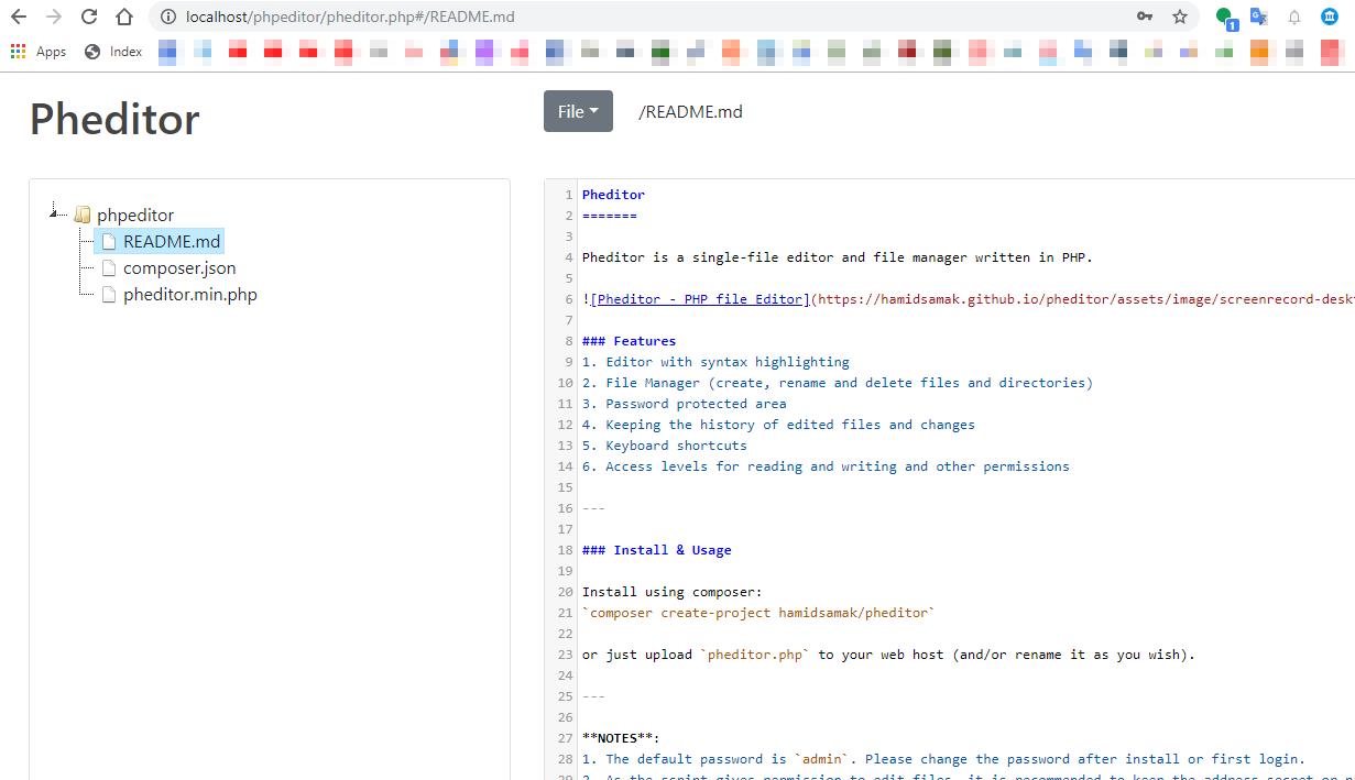 Markdown does not work · Issue #14 · pheditor/pheditor · GitHub