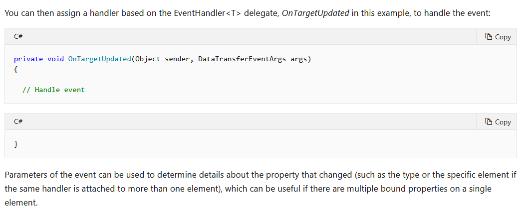 Code example split in two · Issue #217 · dotnet/docs-desktop · GitHub