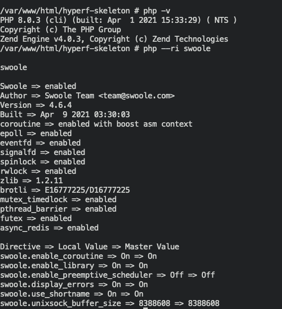 composer create-project报错 · Issue #62 · hyperf/hyperf-skeleton · GitHub