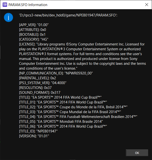 Disc games handling fixes, PKG SDATA Decryption, PARAM.SFO Formatter