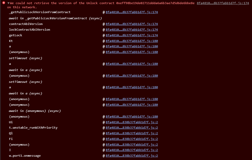 Confirmed Locks not showing on the Dashboard from Goerli · Issue #9453 ...