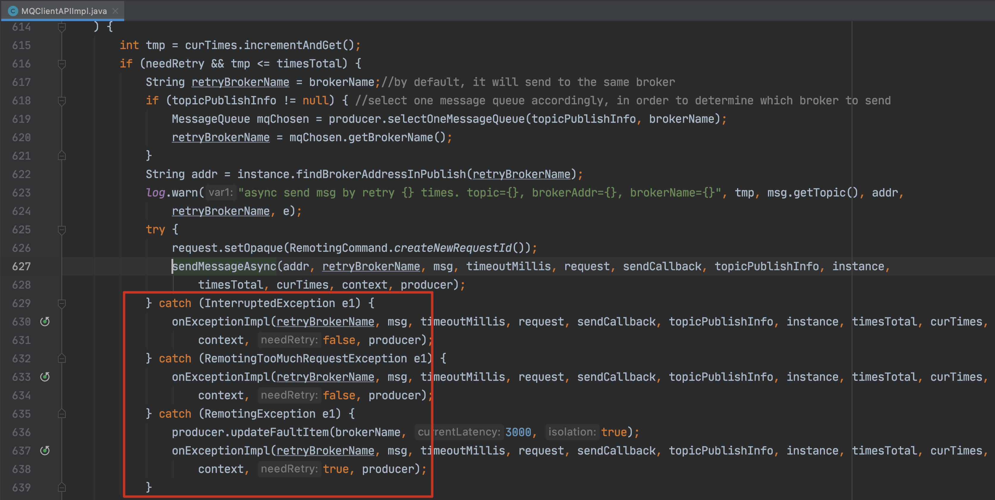 Remove the exception which will never thrown by method from method