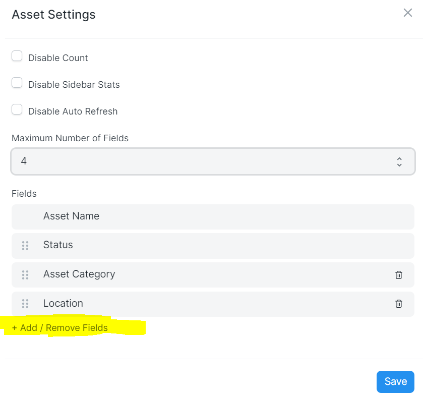 + Add / Remove Fields missing in List Settings - v14.0.0-beta.3 · Issue ...