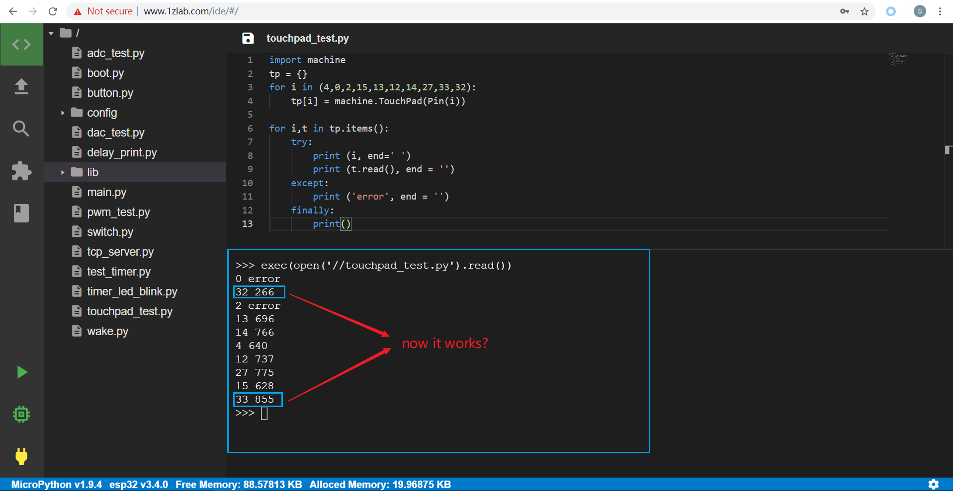 Touch Pad Error · Issue #4313 · micropython/micropython · GitHub