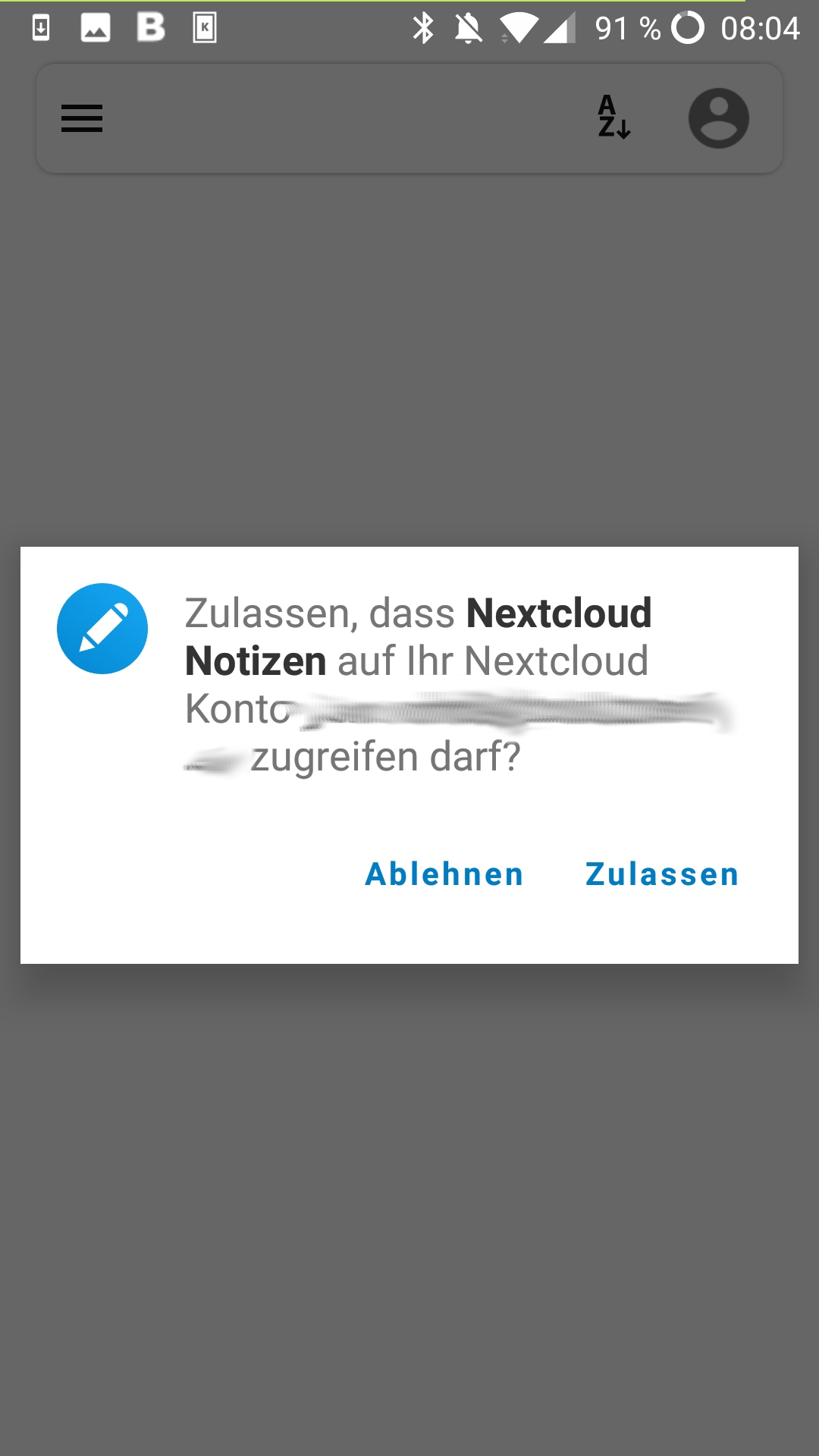 Unable to sync after selecting an account · Issue #1122 · nextcloud ...