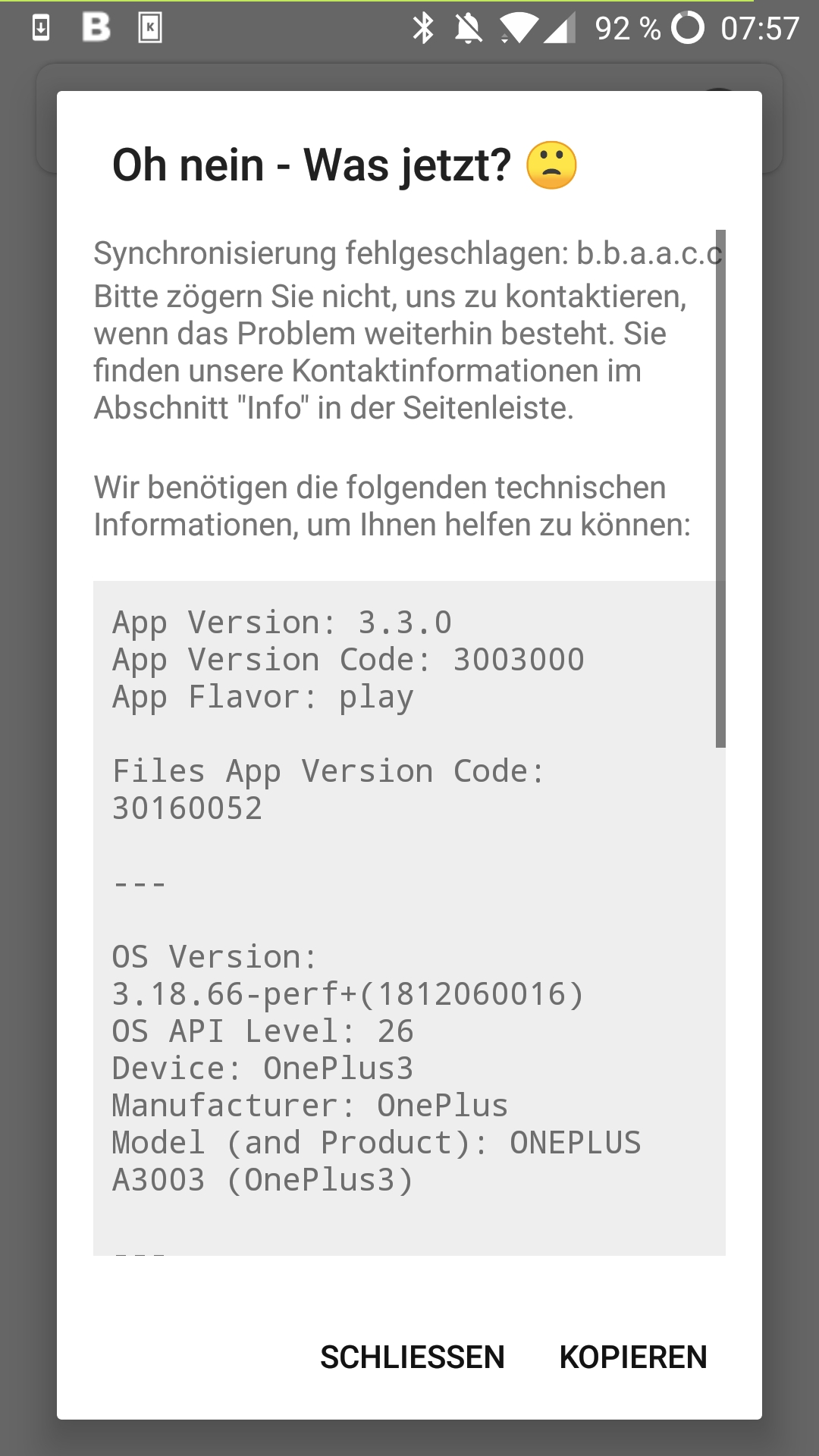 Unable to sync after selecting an account · Issue #1122 · nextcloud ...