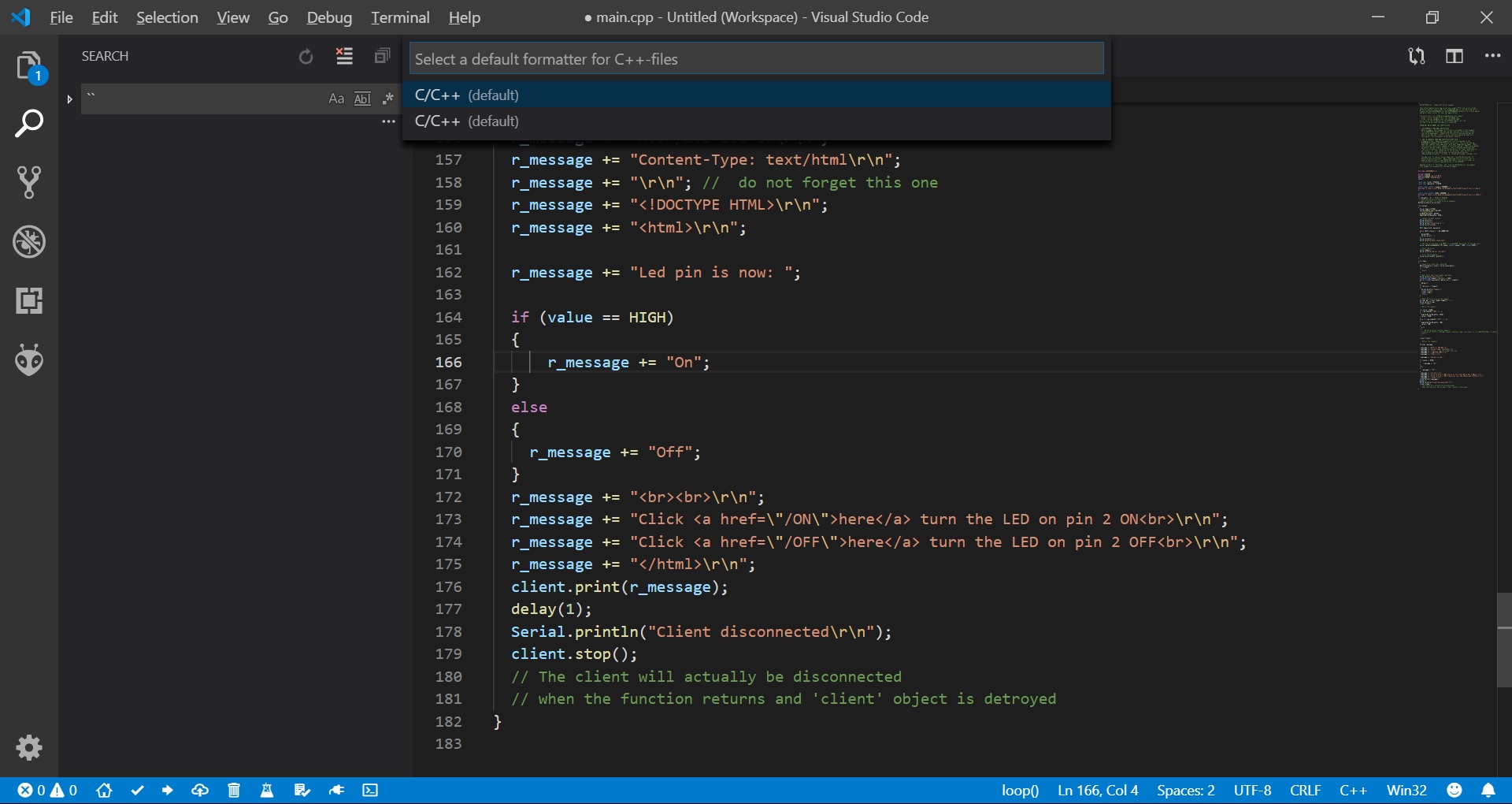 Cpp code formater · Issue #78410 · microsoft/vscode · GitHub